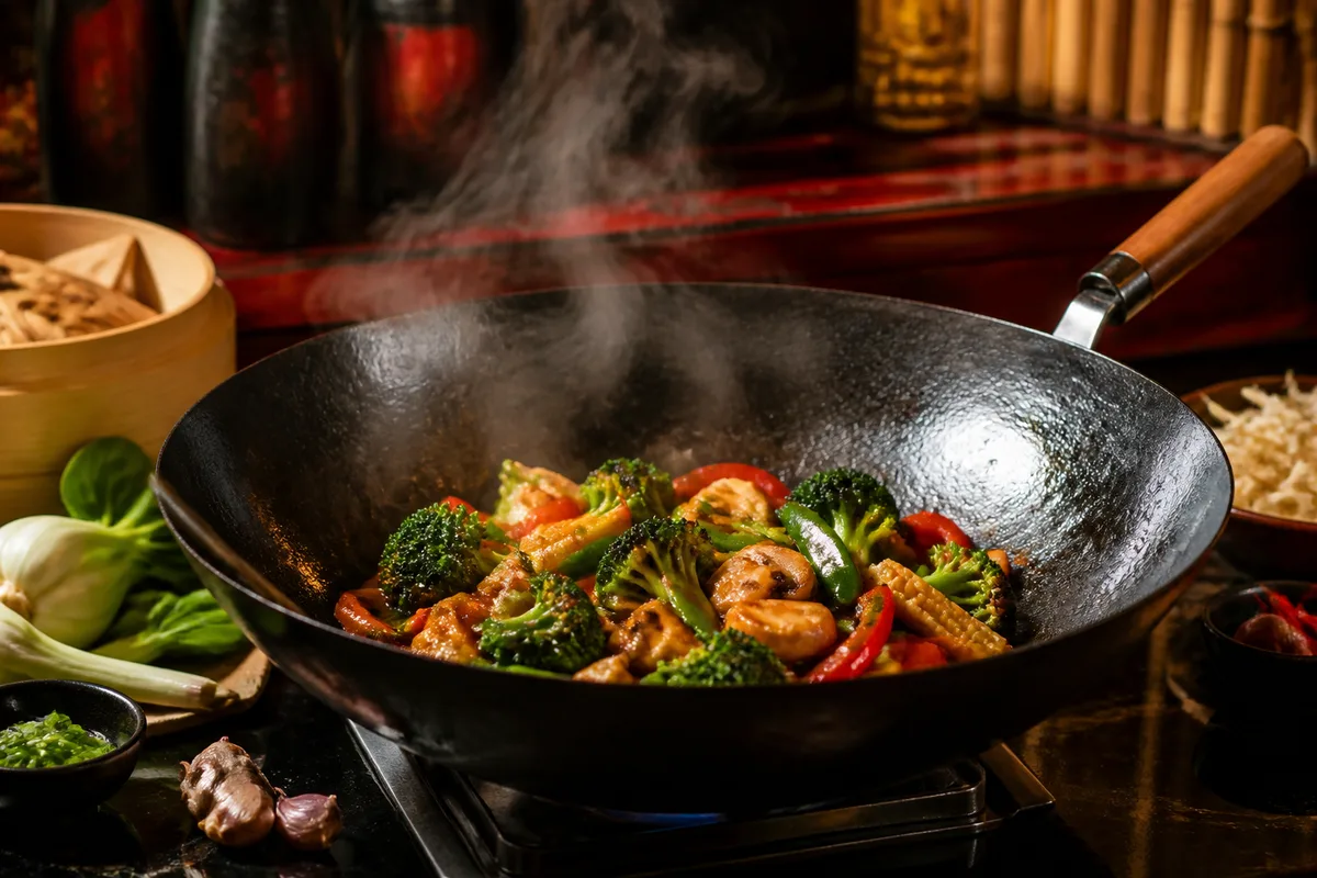 Cuisiner au wok : technique et recettes de base